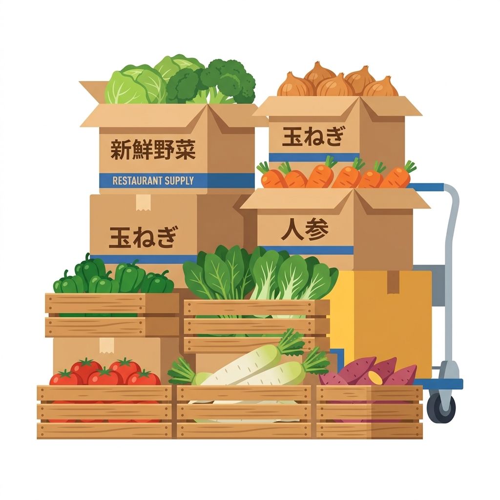 業務用まとめ買いイラスト